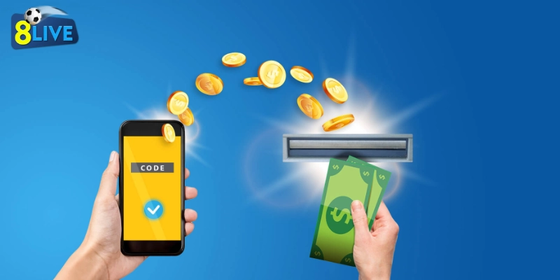                         Quá trình rút tiền tại 8live vô cùng đơn giản và thuận tiện